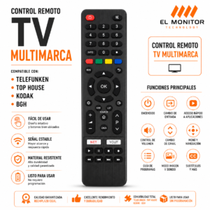 CONTROL REMOTO PHILCO SANYO ONH 642 - 500 538