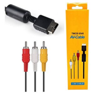 PS2 AV-Cable audio y video CAJA AZUL