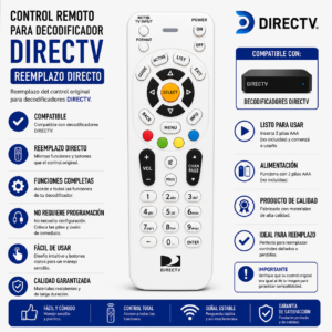 control remoto universal direct tv