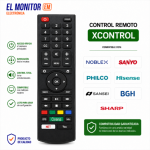 Control Remoto Cinema NOBLEX / SANYO / PHILCO / HISENSE / SANSEI / BGH
