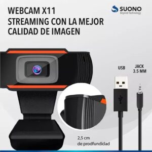 WEBCAM SUONO USB 720P + CAMARA CAJITA VERDE