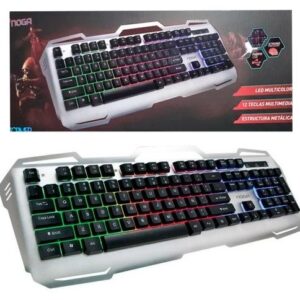 TECLADO MULTIMEDIA CON RGB NOGA NKB K10
