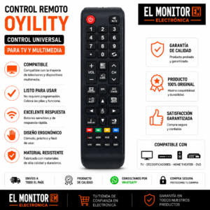 Control Remoto Tv Lcd Para Oyility 611 Zuk