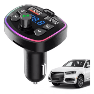 Transmisor Fm Bluetooth Para Auto Con Cargador Usb Q7