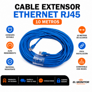CABLE RED/ETHERNET 10M