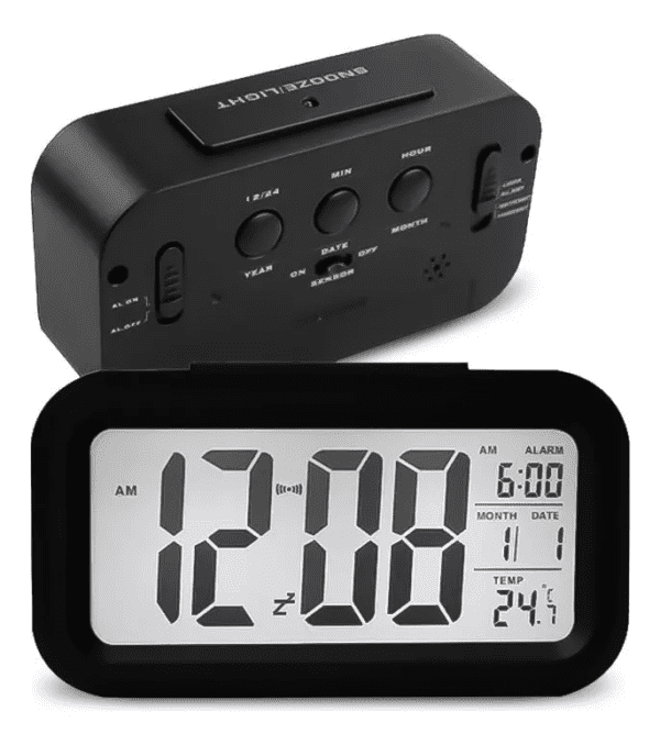 Reloj de mesa despertador digital LCD Smart