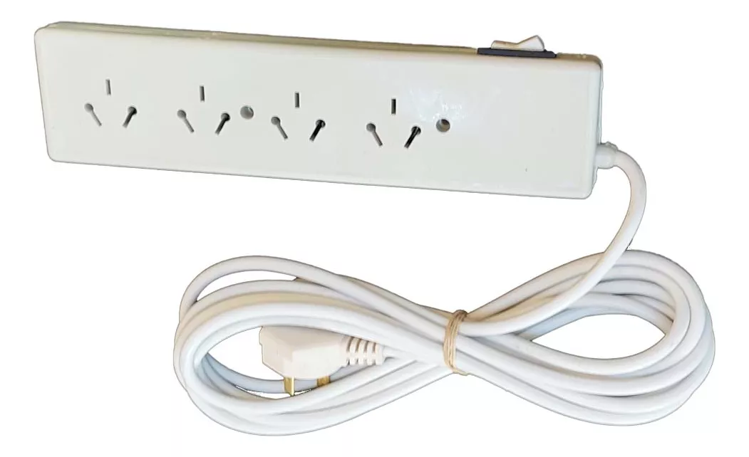 alargue 4 Tomas Binorma 10a 3mts De Cable Genesis