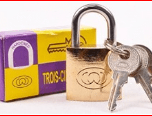 CANDADO DORADO TRI-CIRCUIT 32MM T263