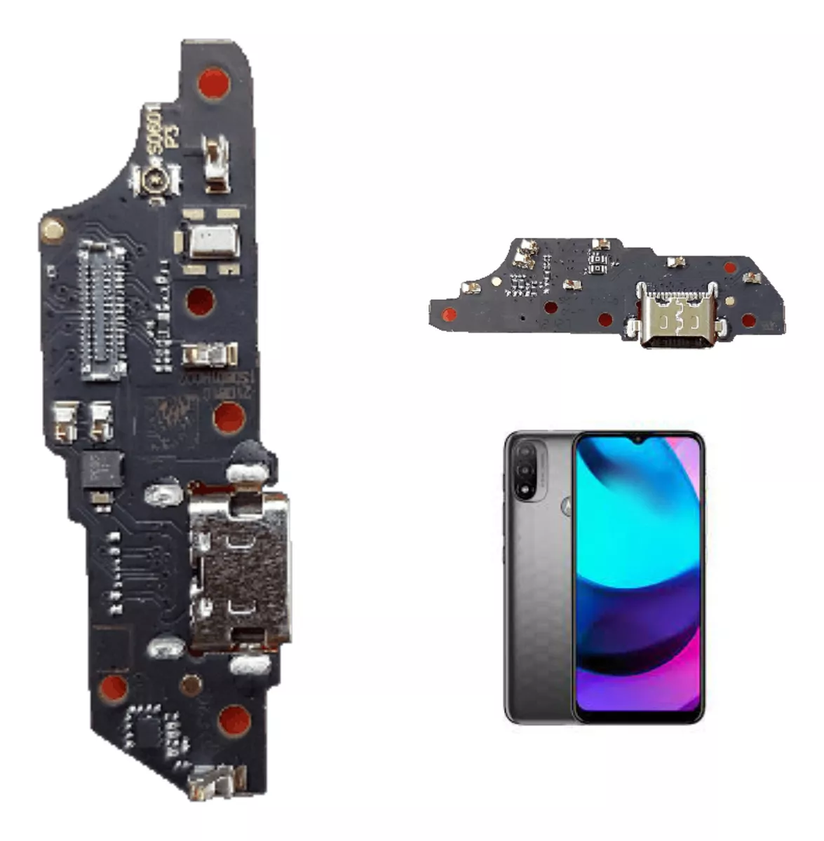 Placa De Carga Para Moto E20 Carga Rápida