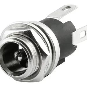 Ficha Jack 2.1 De Alimentación Metalica Para Chasis
