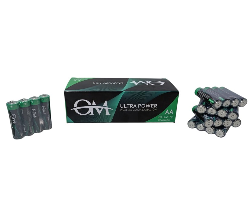 PILAS DOBLE AA OM ULTRA POWER
