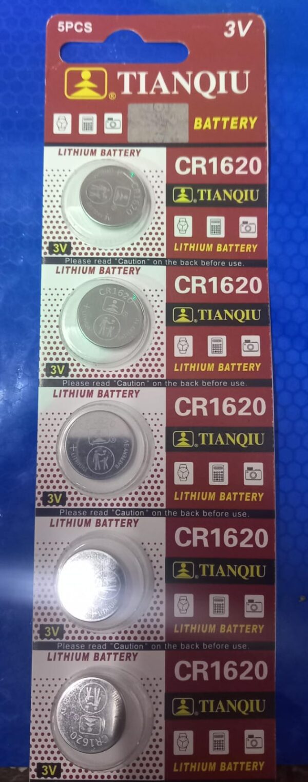 pila boton tianqiu 3v cr1620 x unidad