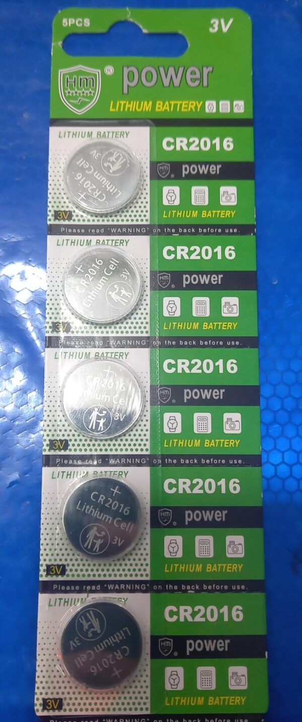pila boton lithium cr2016