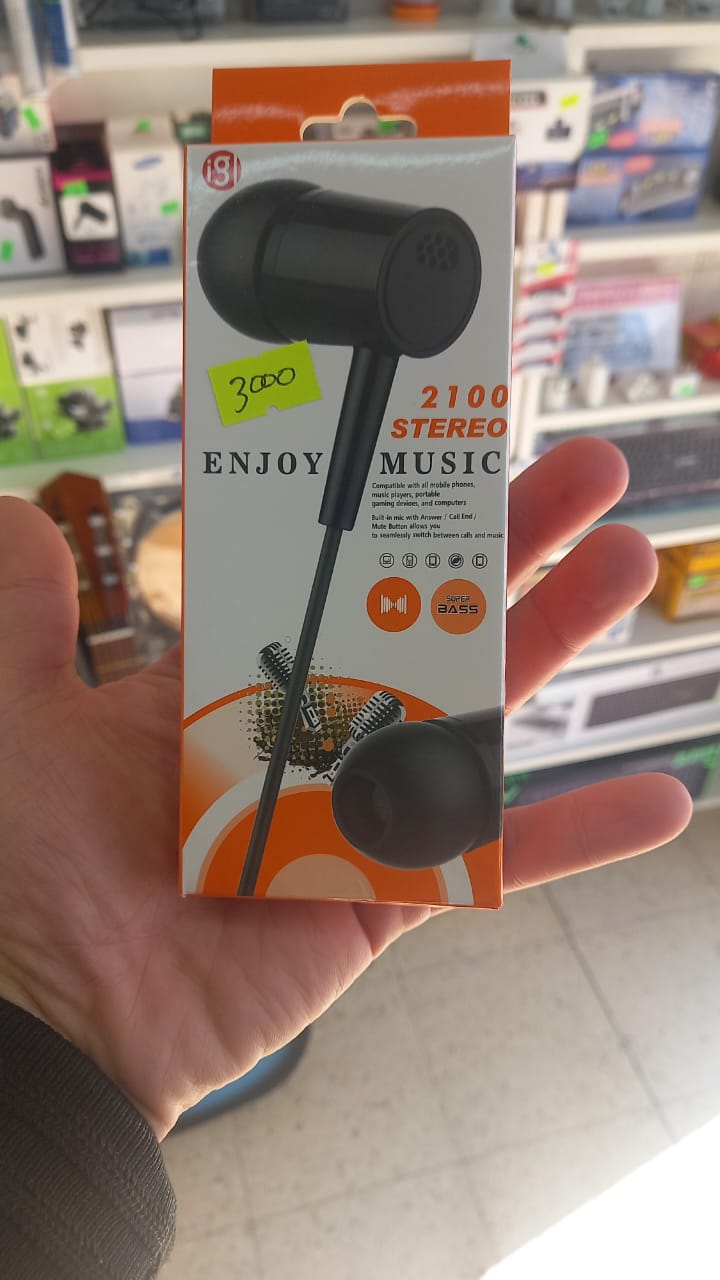 AURICULAR MANOS LIBRES ENJOY MUSIC 2100 STEREO