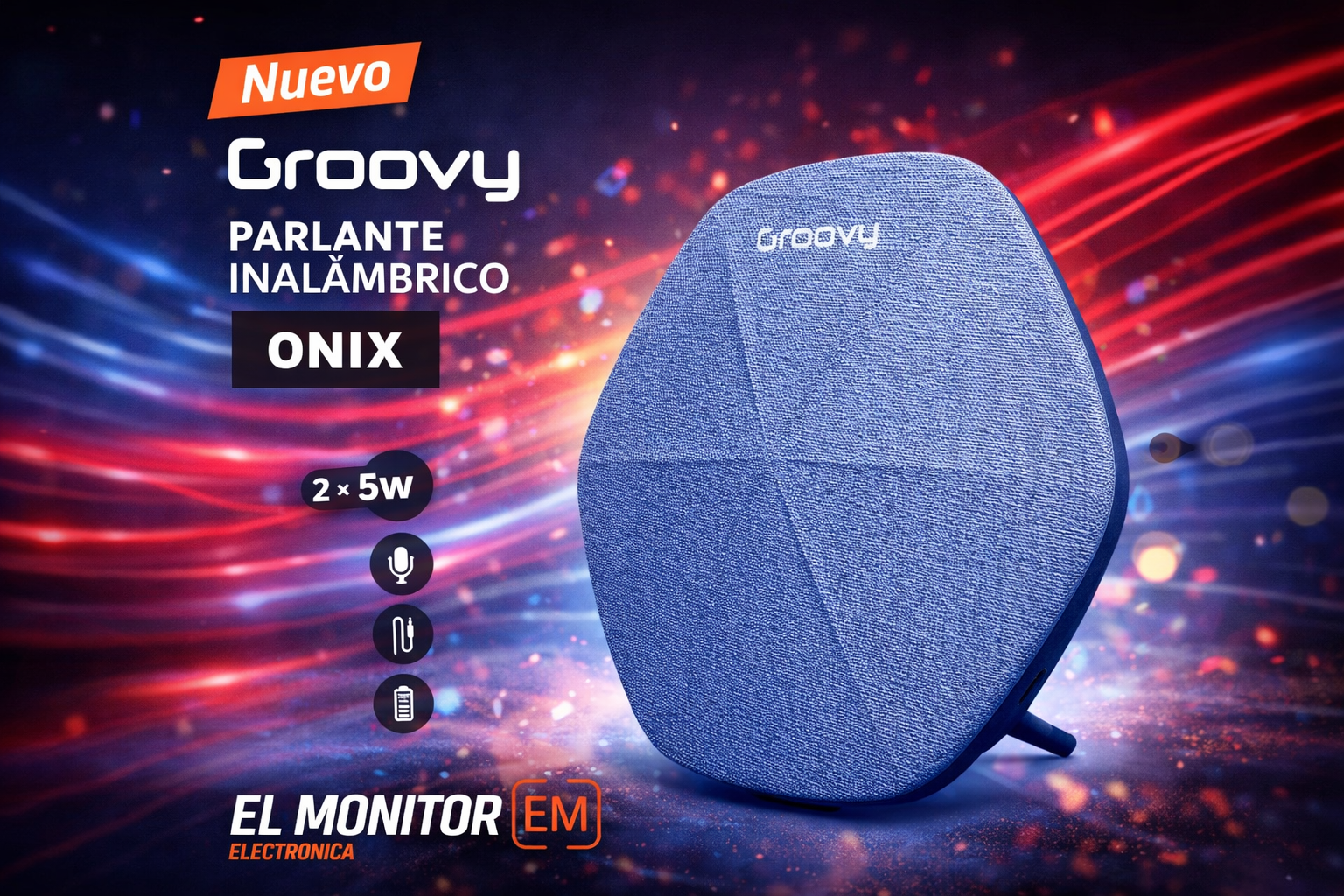 parlante groovy onix