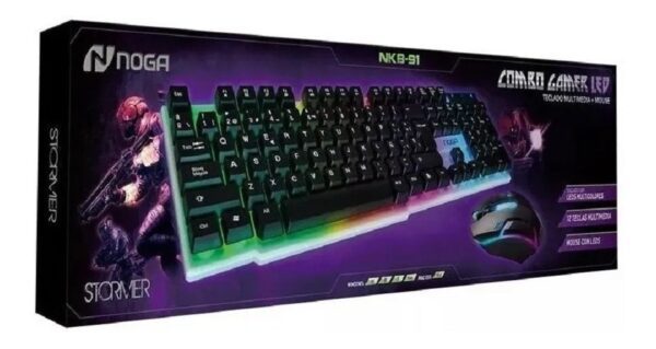 KIT TECLADO Y MOUSE NOGA STORMER NKB-91