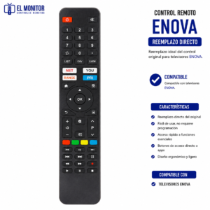 CONTROL REMOTO SMART TV JVC ENOVA