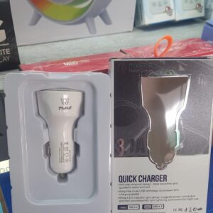CARGADOR DE AUTO TIME CAR-53005 3.1A