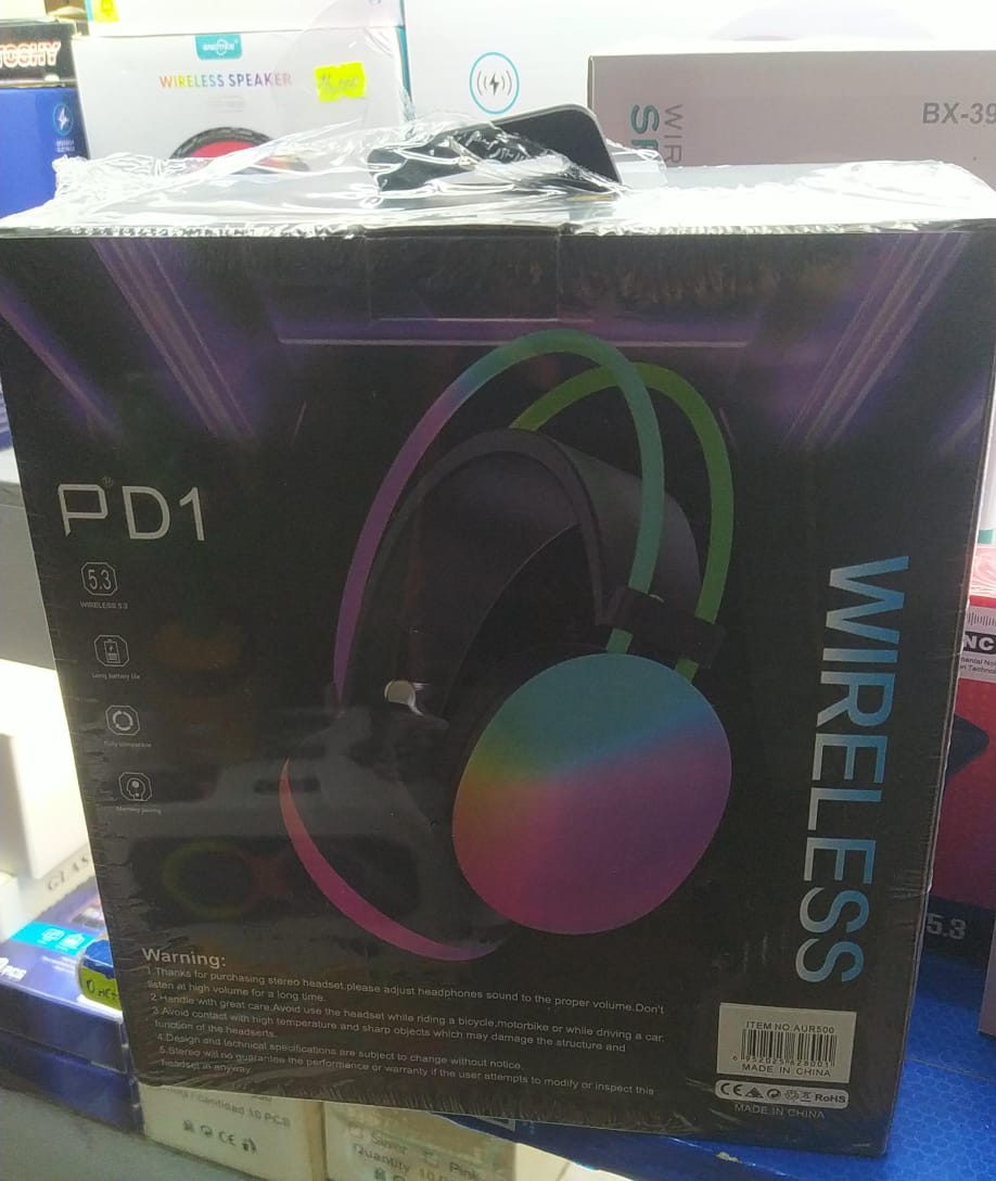 AURICULARES BLUETOOTH WIRELESS RGB PD1 5.3