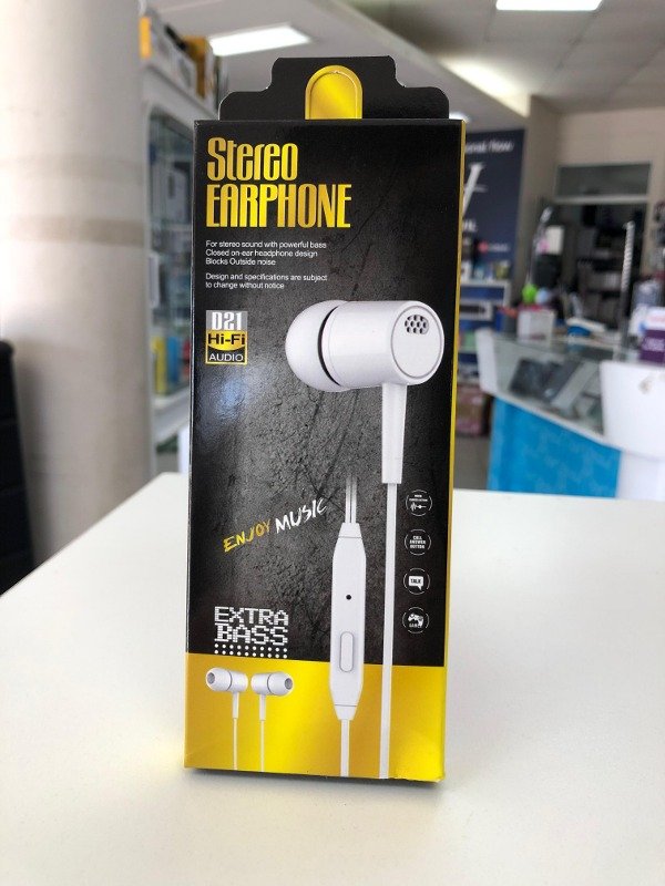 AURICULARES CON CABLE D21 HIFI AUDIO