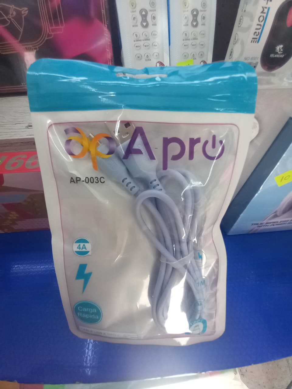 CABLE USB APRO TIPO C AP-003C 1M 4A