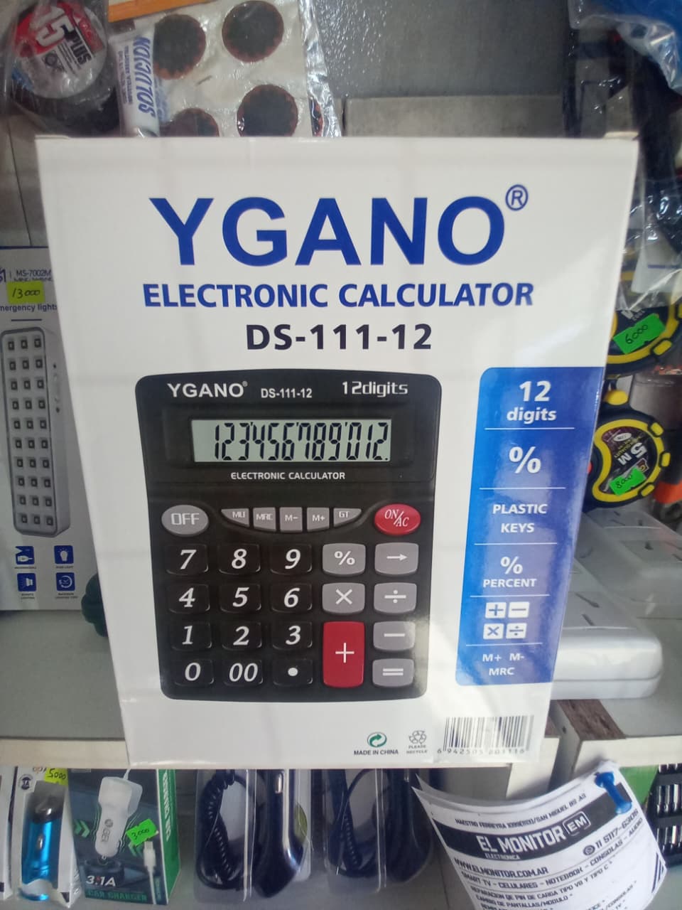 CALCULADORA YGANO GRANDE DS/111/12