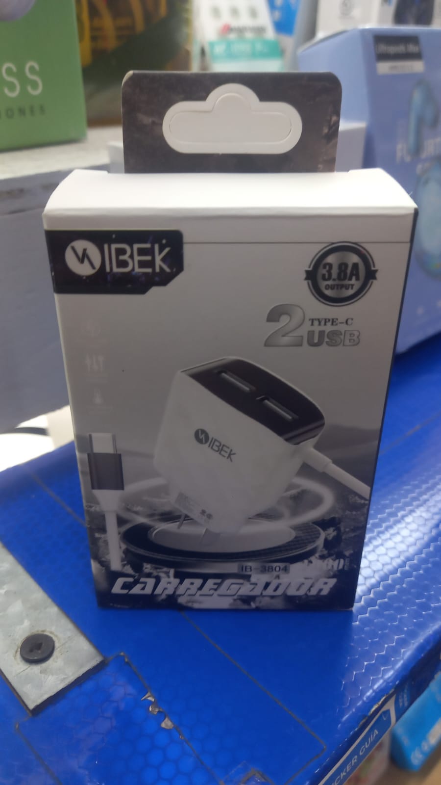 CARGADOR 3.8A 2USB IBEK