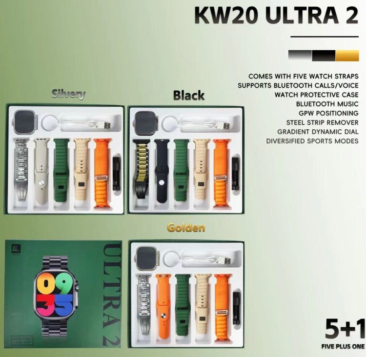 RELOJ SMART WATCH KW02 ULTRA-2