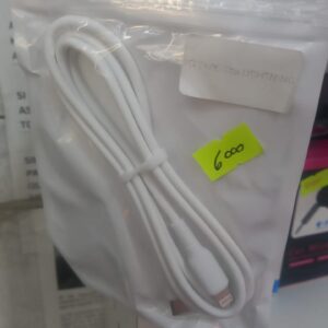 CABLE USB GENERICO  LIGHTNING A USB C COLOR BLANCO