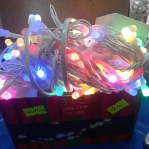 LUZ DE NAVIDAD CALIDA MULTICOLOR V8 LIGHTS LED