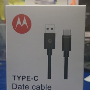 CABLE USB MOTOROLA USB NORMAL A USB TIPO C + DATO 3.0 COLOR NEGRO