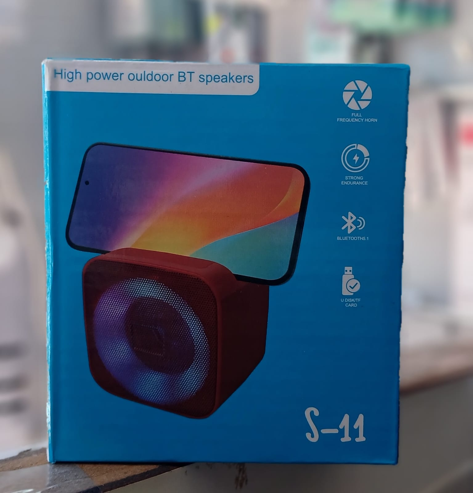 MINI PARLANTE BLUETOOTH + SOPORTE S-11