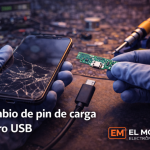 Cambio de pin de carga tipo V8