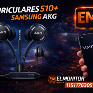 Auriculares Samsung S10+ AKG Originales con Micrófono Manos Libres Sonido Premium