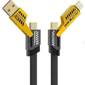 CABLE USB KR300 FAST CHARGING TIPO C LIGHTNING USB NORMAL