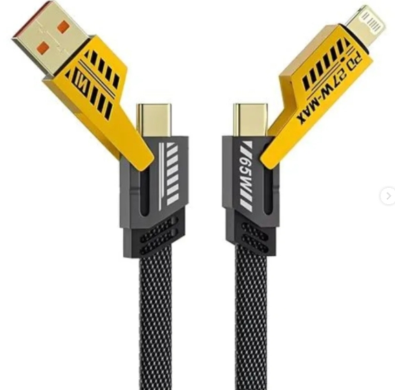 CABLE USB KR300 FAST CHARGING TIPO C LIGHTNING USB NORMAL