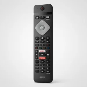 Control Remoto tv smart Philips Smart Con Tecla Netflix Youtube Negro
