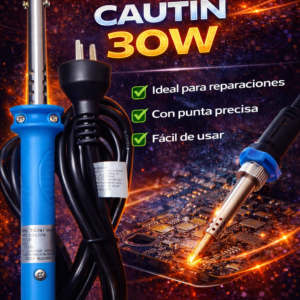 SOLDADOR CAUTIN ESTAÑO EXIMETAL 30W ZD-29T