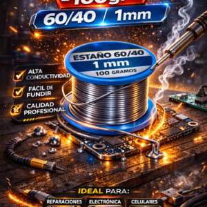 ESTAÑO ROLLO 100GR 1MM EXIMETAL