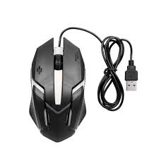 Mouse Gamer RGB con Cable USB Iluminación LED para PC y Notebook