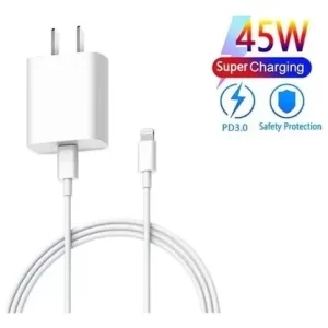 CARGADOR CABEZAL IPHONE TIPO C 45W POWER ADAPTER