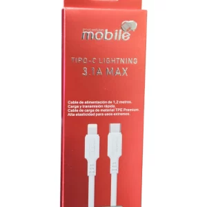 CABLE USB C A LIGHTNING IPHONE MOBILE