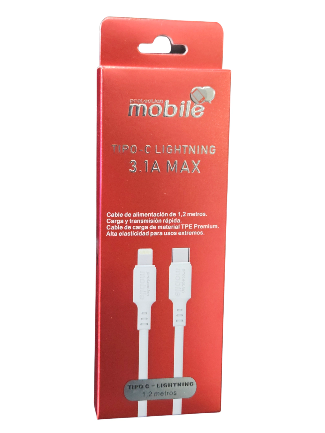 CABLE USB C A LIGHTNING IPHONE MOBILE