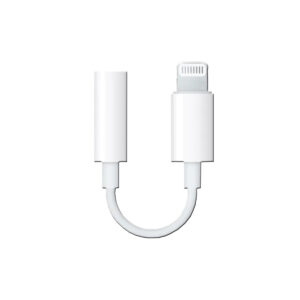Adaptador Jack 3.5mm Hembra a Lightning Macho para iPhone Audio Compatible