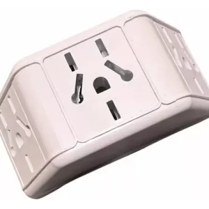 Adaptador Pirámide 3 Tomas Enchufe Triple Multiconector Eléctrico