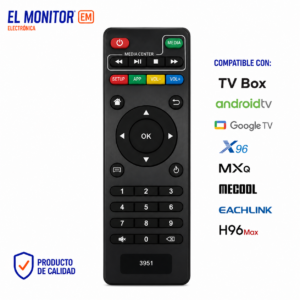 Control Remoto SmartBox para Android TV Compatible Smart TV TV Box