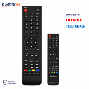 Control Remoto TV Compatible Hitachi Telefunken