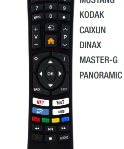 Control Remoto TV Compatible Kanji Crown Mustang Kodak Caixun Dinax Master-G Panoramic