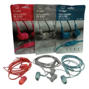 Auriculares In Ear TIME con Micrófono Sonido Estéreo Cableados