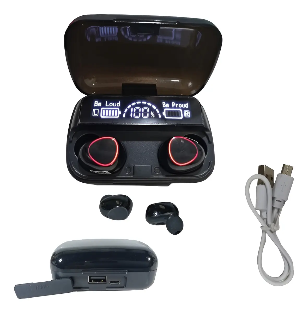 Auriculares Bluetooth JK-604 V5.3 Wireless con Estuche y Micrófono